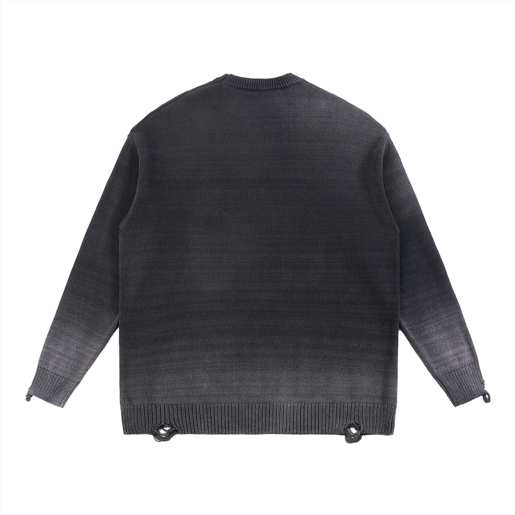 PRESCIENT Ripped Crewneck