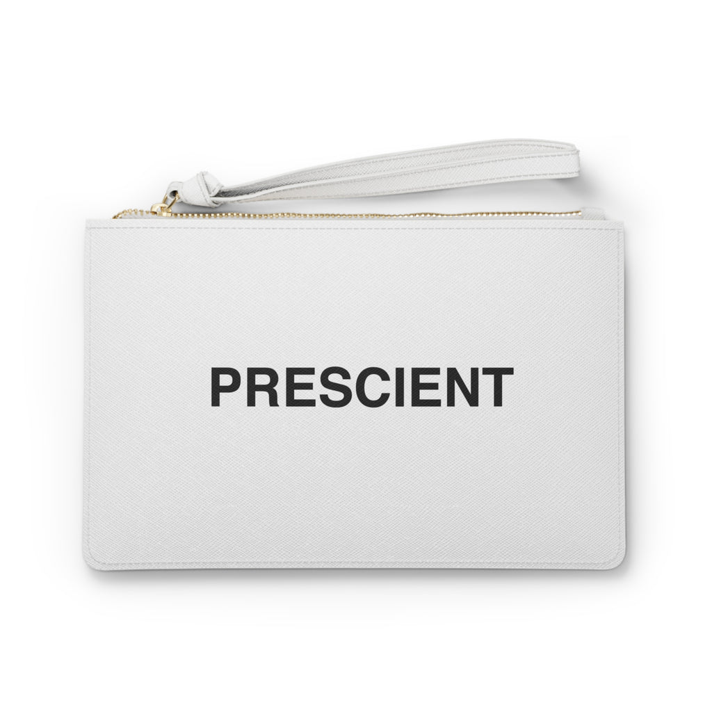 PRESCIENT logo Clutch Bag