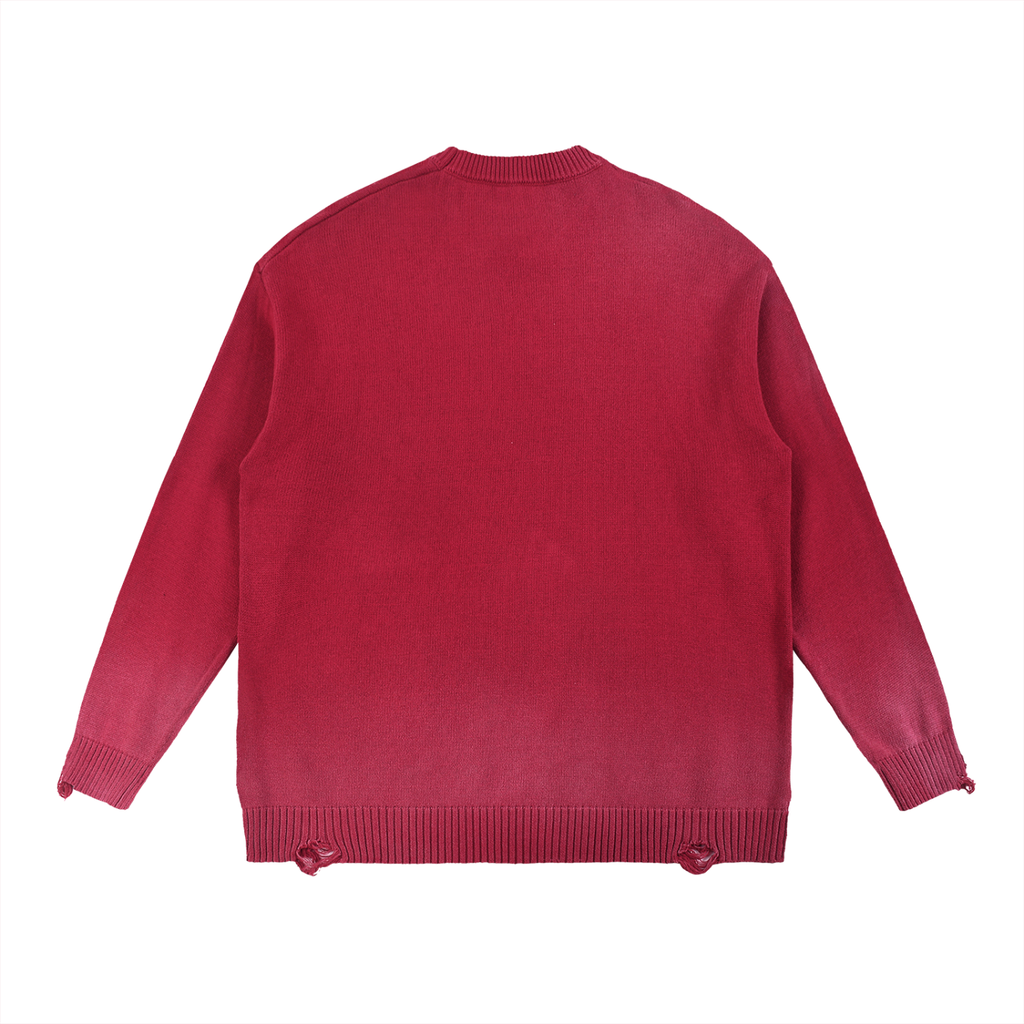 PRESCIENT Ripped Crewneck