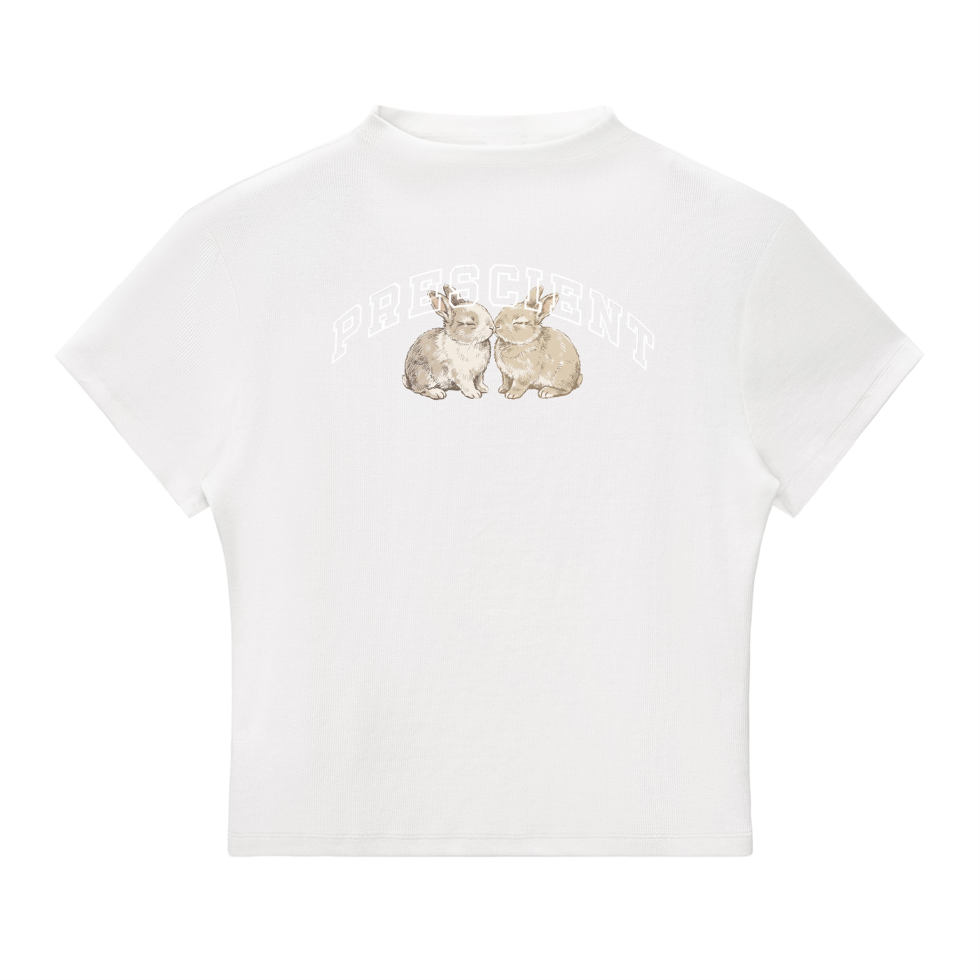 PRESCIENT Slim Fit Mock Neck T-Shirt