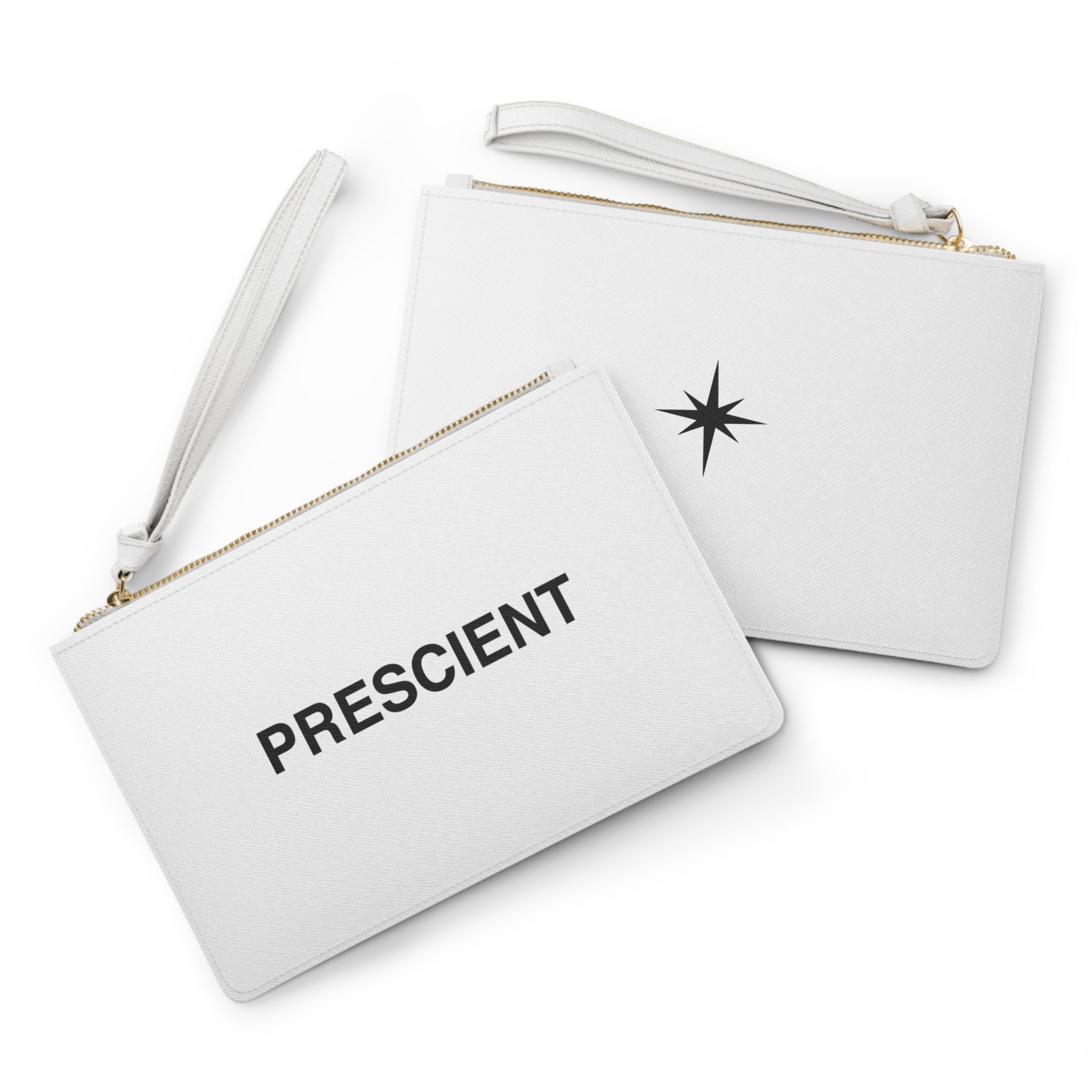 PRESCIENT logo Clutch Bag