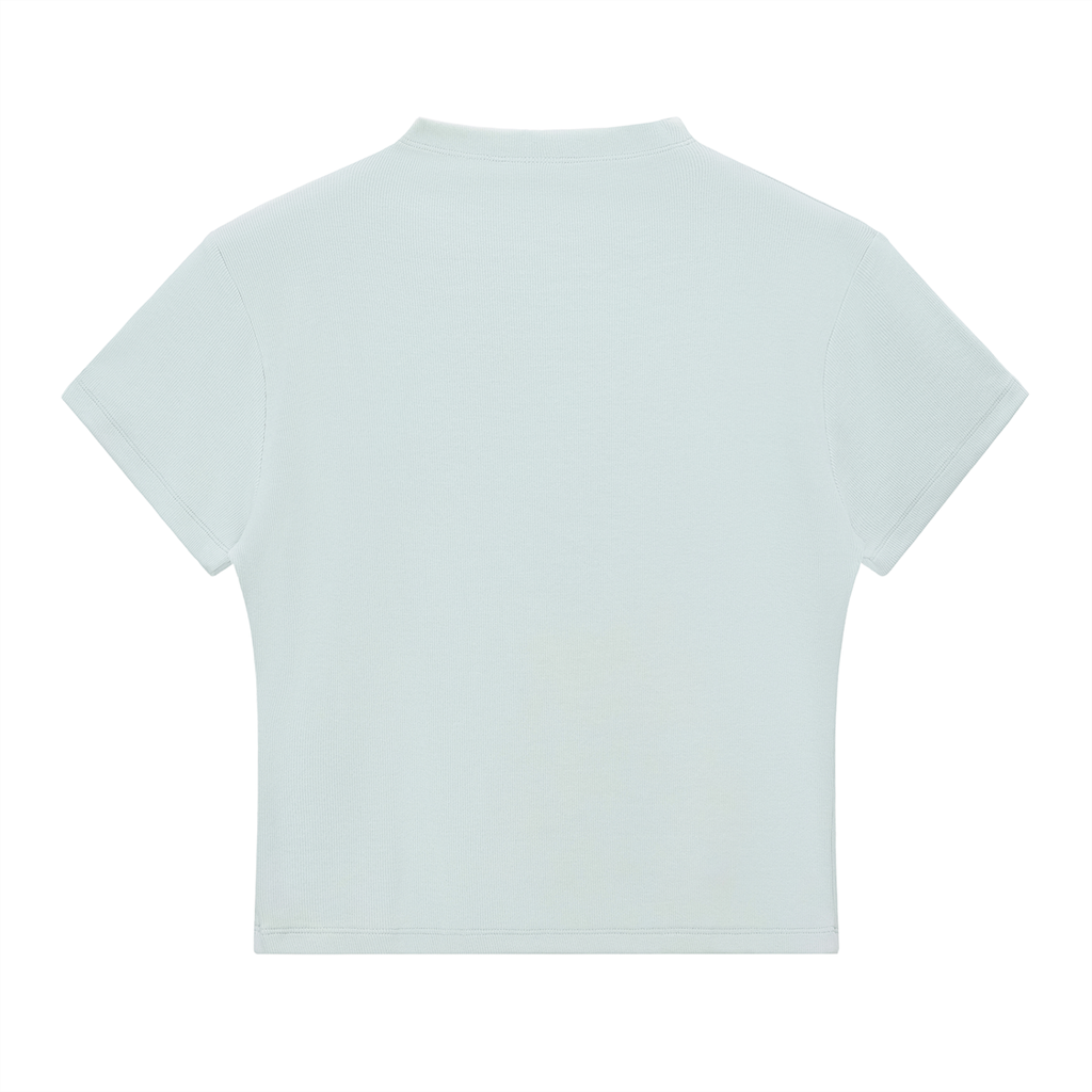 PRESCIENT Slim Fit Mock Neck T-Shirt