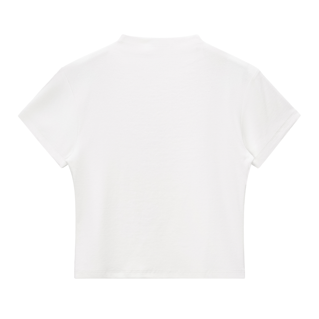 PRESCIENT Slim Fit Mock Neck T-Shirt