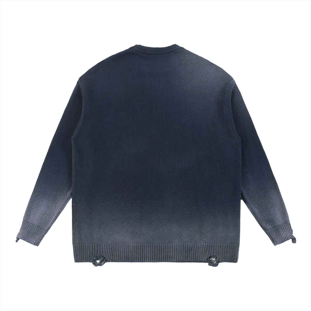 PRESCIENT Ripped Crewneck