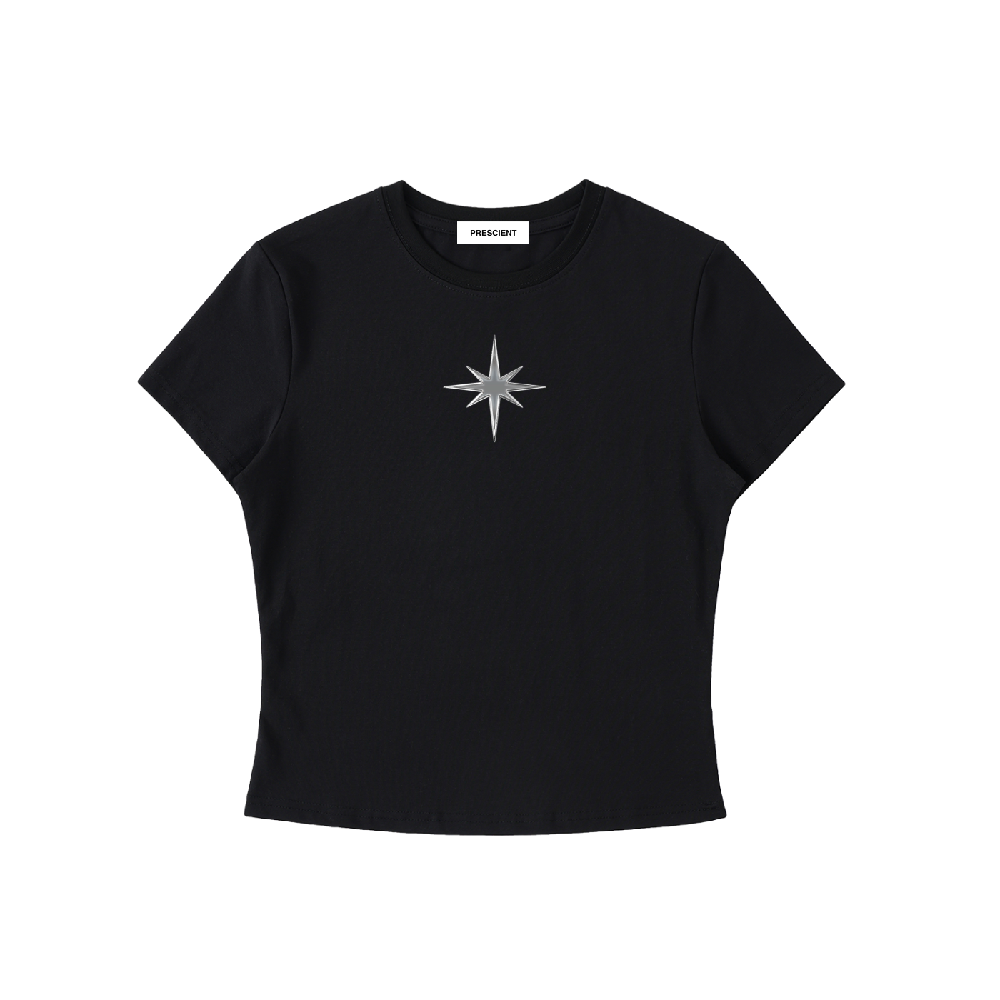PRESCIENT Bodycon Crewneck T-Shirt