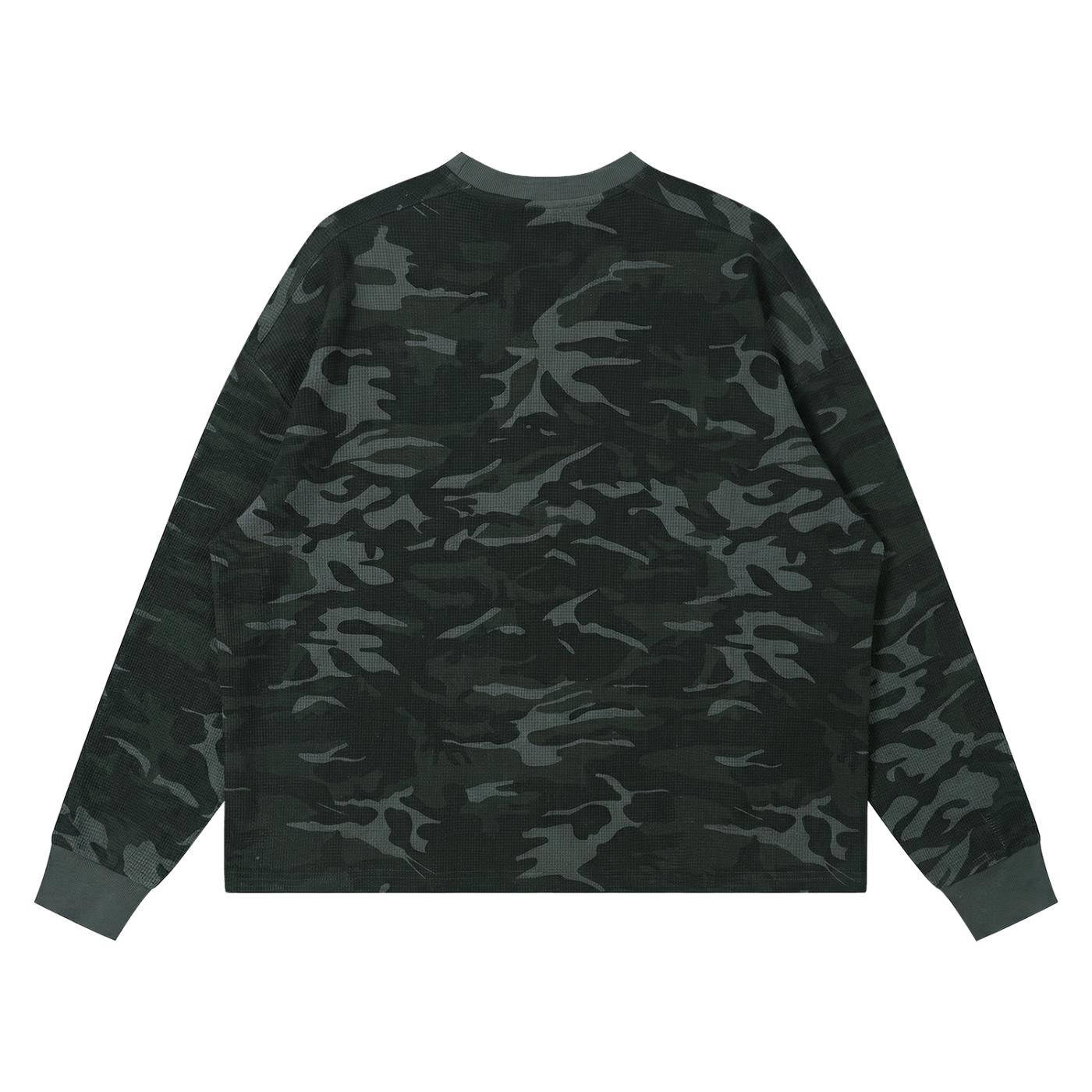 PRESCIENT Waffle Boxy Long Sleeve